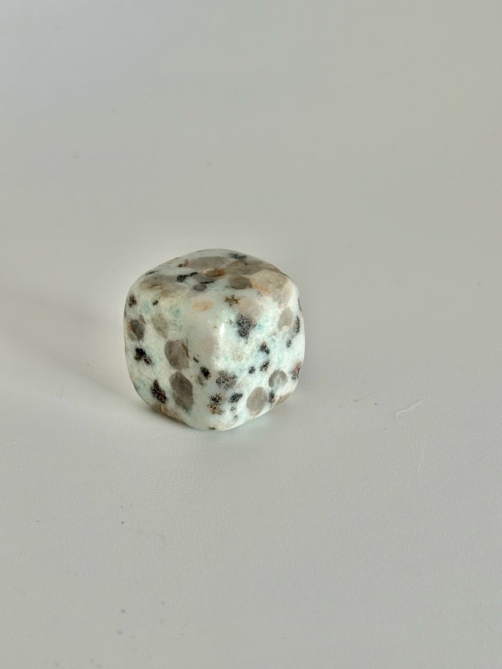 Kiwi Jasper Stone Incense Holder Cube